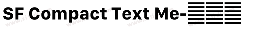 SF Compact Text Me字体转换